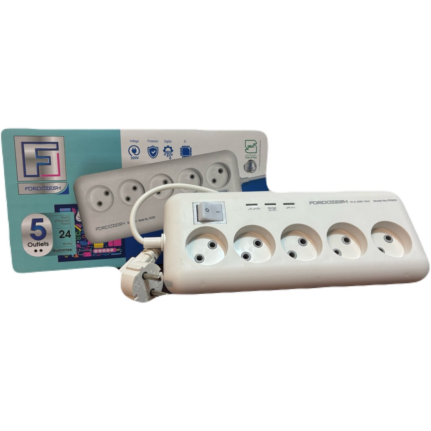 ﻣﺤﺎﻓﻆ 5 ﺧﺎﻧﻪ صوتی و ﺗﺼﻮﯾﺮ FR250